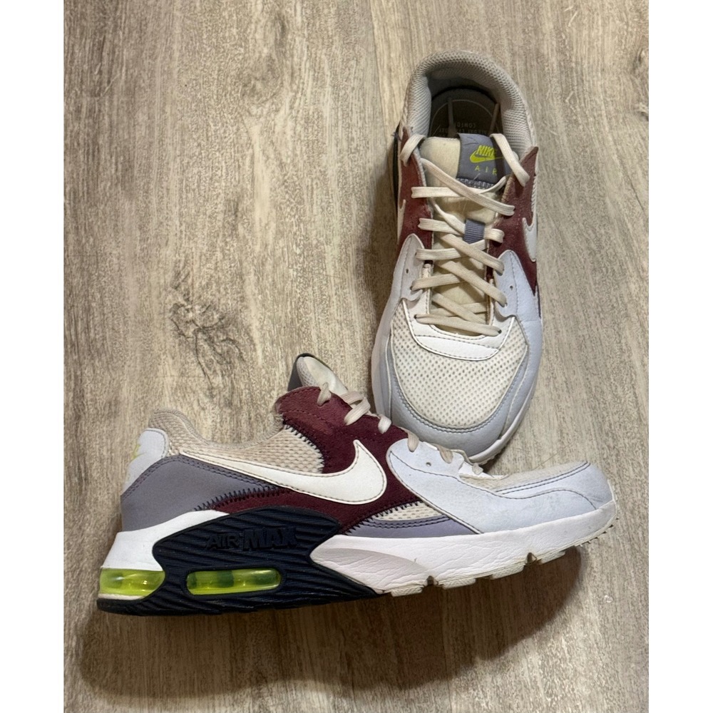 Nike Air Max Excee Womens Sneakers Burgundy White Grey CD5432-007 Size 8.5
